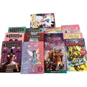 Lot of Youth books, Disney, Magic Ponies, Goosebumps, Vampire, Free Ship